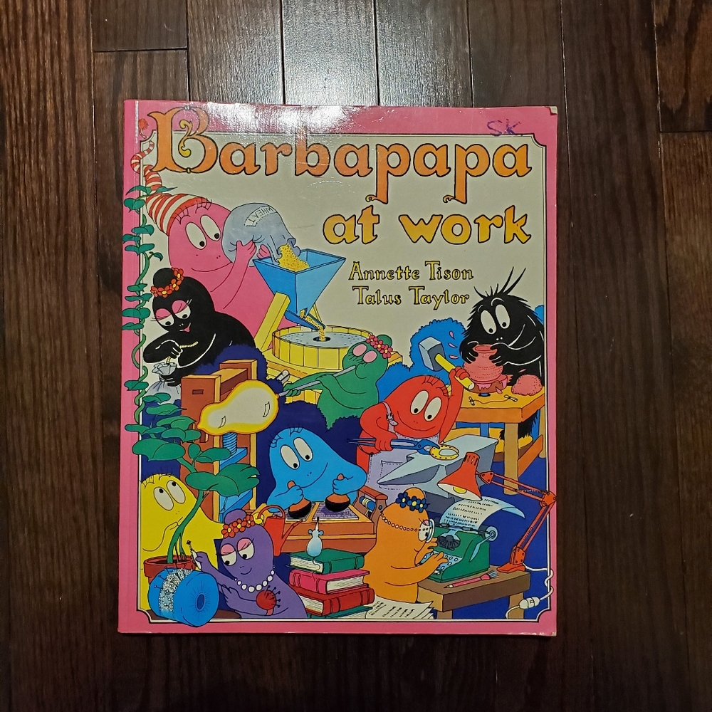 RARE Barbapapa at Work Story book
